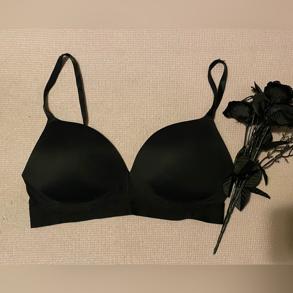 A PINK push-up bra.
